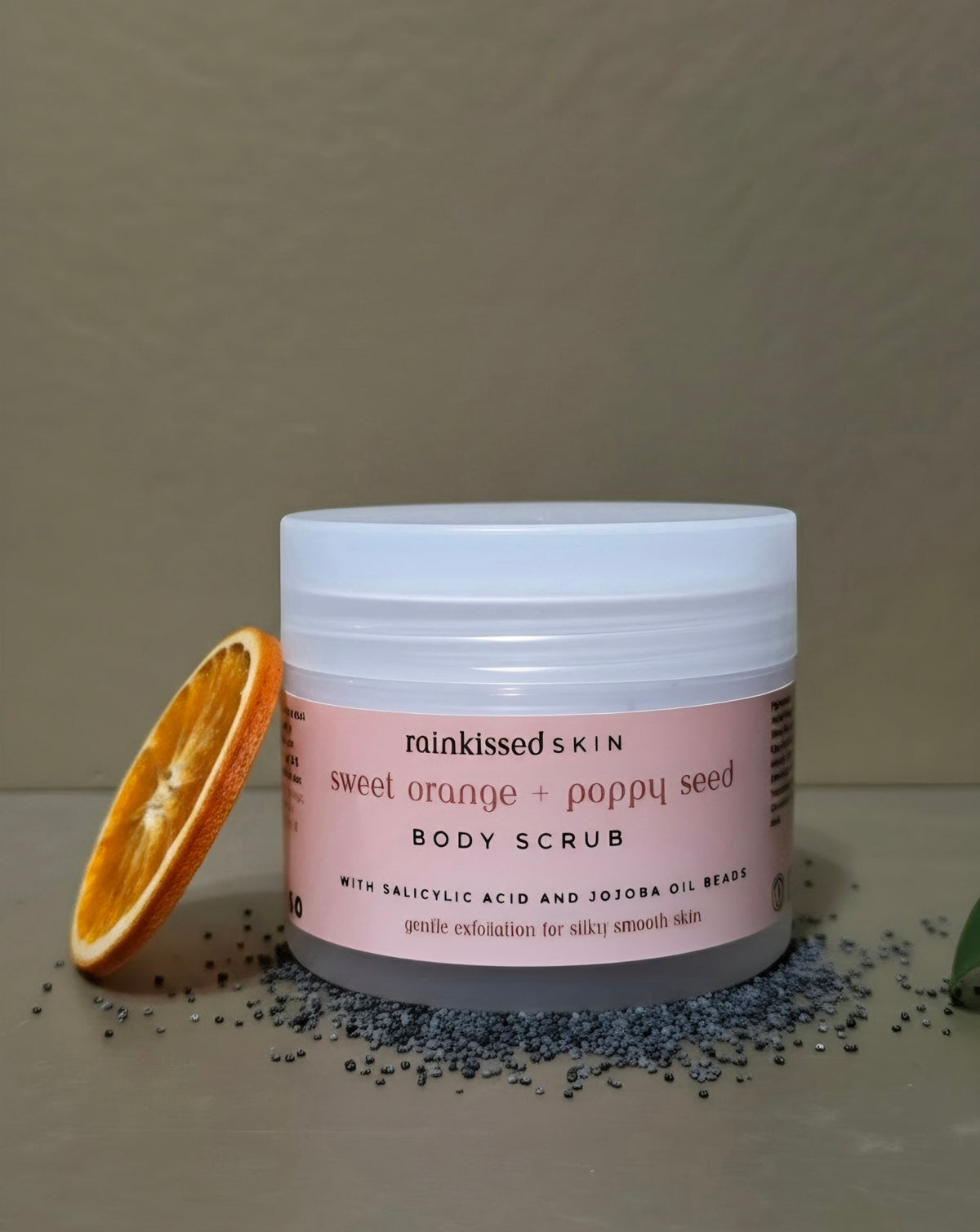 Sweet Orange + Poppy Seed Body Scrub